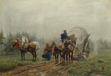 Den ødelagte godsvogn, 1862