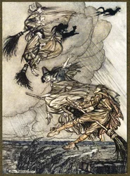 Hej! Op ad skorstenen, pige! Hej, efter dig!, fra The Ingoldsby Legends, pub. 1907