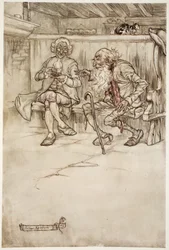Jeg har nogensinde selv talt med Rip Van Winkle, som, da jeg sidst så ham, var en meget sårbar gammel mand., fra Rip Van Winkle af Washington Irving, pub. 1910