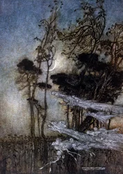 Illustration af Arthur RACKHAM (1867-1939) til Drømmen om en sommernat af William SHAKESPEARE