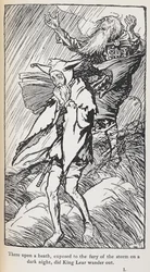 Illustration af Kong Lear.