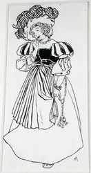 Miss Una Von-Something, illustration fra 