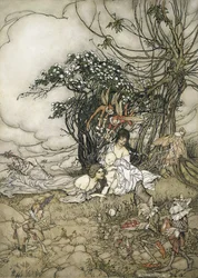 The Changeling, 1905 (wc & pen og blæk på papir)