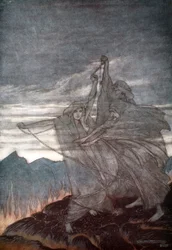 «Nornerne forsvinder», 1924