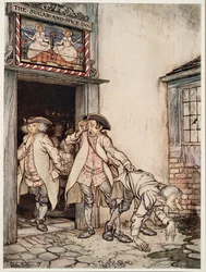 De tre hærkirurger, fra Lillebror & Lillesøster og andre fortællinger af brødrene Grimm, pub.1917