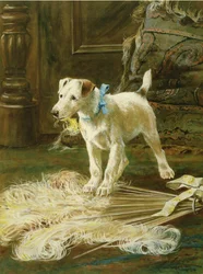 Mischief (olie på lærred)