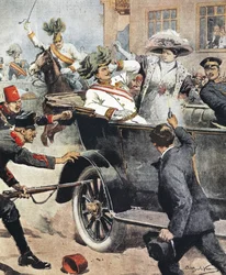 Ærkehertug Franz Ferdinand og hans kone