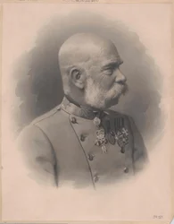 Kejser af Østrig Franz Joseph I (print)
