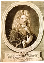 GUERICKE Otto, tysk videnskabsmand, opfinder, matematiker og fysiker (radering)