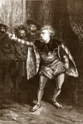 Illustration til skuespillet "Le Roi s