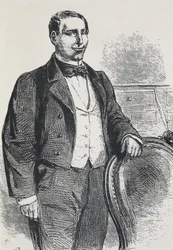 JUAREZ GARCIA, Benito (1806-1872) (radering)
