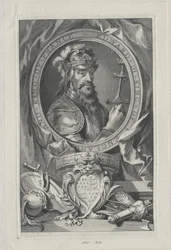 Kongen af England Edward III (print)
