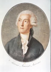 LAVOISIER Antoine-Laurent de: Portræt (akvarel)
