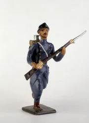 Ledende soldat: den behårede.