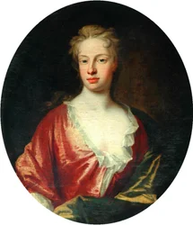 Fru Jonathan Hall (olie på lærred)