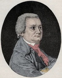 Portræt August Wilhelm Iffland, tysk skuespiller og dramatiker.