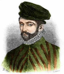 Portræt af Nicolas de Neufville, seigneur af Villeroi, fransk statsmand.