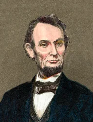 Portræt af Abraham Lincoln - Portræt af Abraham Lincoln, USA