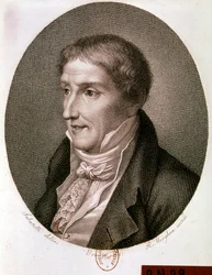 Portræt af Alessandro Volta (kobberstik)