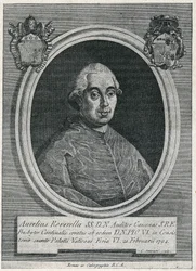 Portræt af Aurelio Roverella (1748 -1812), italiensk kardinal fra det 18. århundrede.