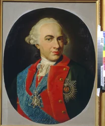 Portræt af grev Kirill Razoumovski (1728-1803) (olie på lærred)