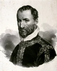 Portræt af Giovanni Palestrina (radering)