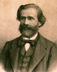 Portræt af Giuseppe Fortunino Francesco Verdi (radering)