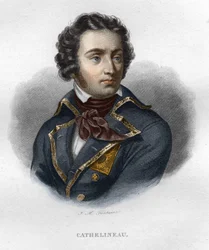 Portræt af Jacques Cathelineau, chef for Vendéen