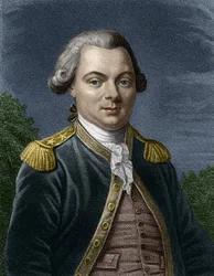 Portræt af Jean-Francois Galaup, greve af La Perouse, fransk søfarer.
