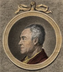 Portræt af Johann Georg Sulzer 1720 1779, professor i matematik og filosof