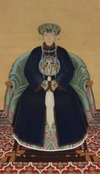 Portræt af Lady Wanyan, prins Hongmings første hustru (1705-1767)