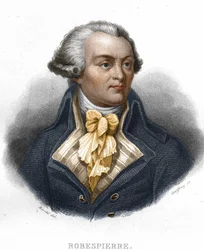 Portræt af Maximilian Marie Isidore af Robespierre (1758-1794), fransk politiker.