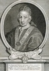 Portræt af pave Clemens XII, den 244. pave.