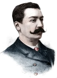 Portræt af prins Roland Bonaparte (1858-1924), fransk geograf og botaniker.