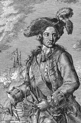 Portræt af Rene Duguay Trouin, fransk sømand.