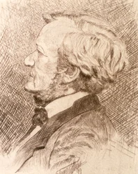 Portræt af Wilhelm Richard Wagner (radering)