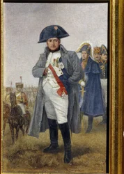 Portræt af kejser Napoleon Bonaparte (olie på lærred)