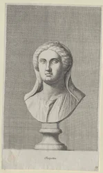 Egyptens dronning Kleopatra VII (tryk)