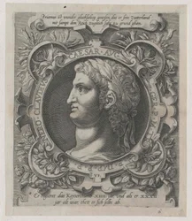Den romerske kejser Nero (print)
