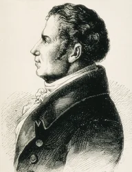 SCHLEGEL, August Wilhelm von (1767-1845). Tysk teoretiker inden for romantikken. Ætsning