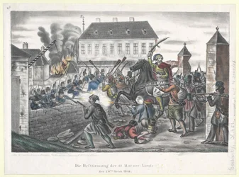 Angrebet på St. Marxer-linjen den 28. oktober 1848