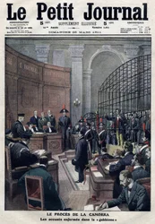 Retssagen mod Camorra (den napolitanske mafia): Anklagerne, som Erricone fremsætter i "gabbione" ved domstolen i Viterbo, Italien, for mordet på Gennaro Cuocolo og hans kone.