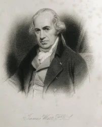 WATT, James (1736-1819). Portræt af James Watt. Gravering.