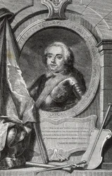 WILLIAM IV (1711-1751). Den første arvelige statholder i Holland. Gravering.