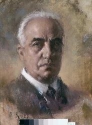 Portræt af Umberto Menotti Maria Giordano (oliemaleri)