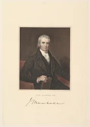 Overdommer John Marshall, 1833.