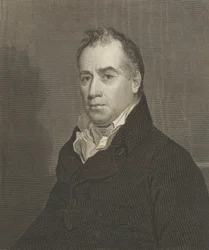 Hans Excellence Oliver Wolcott, guvernør i staten Connecticut, 1820.