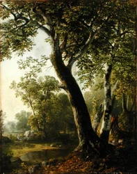 Studie ved Marbletown, Ulster County, New York, ca. 1845 (olie på lærred)