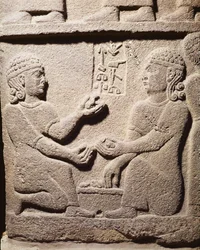 Relief, der forestiller kong Araras