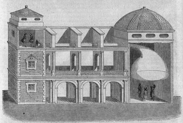 Akustisk kornet opfundet af Athanase Kircher (eller Athanasius Kircheri) (1601-1680).